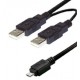 Cabo USB Y (2xUSB-A para Micro USB)