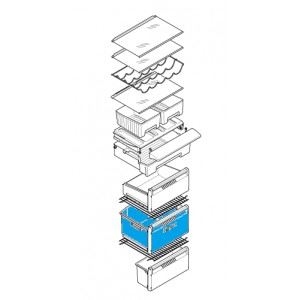 Cajón Intermedio del Congelador