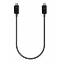 CABO MICRO USB TIPO-B MACHO / MICRO USB TIPO-B MACHO 30cm PRETO