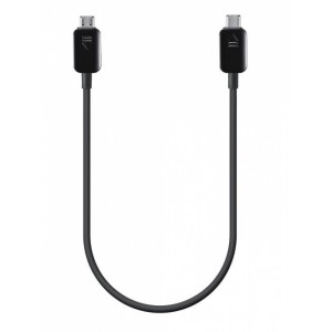 Cable Micro USB Tipo-B Macho / Micro USB Tipo-B MACHO 30cm Negro