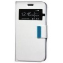 CAPA FLIP COVER P-VIEW MEO SMART A30 BRANCA