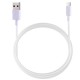 CABO DE DADOS BRANCO USB TIPO C DE 1M