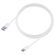 CABO DE DADOS BRANCO USB TIPO C DE 1M