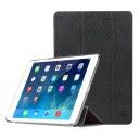 Capa 3-folding Smart Case com Suporte para iPad mini 3/2/1 (Preto)