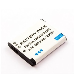 BATERIA COMPATIVEL DMW-BCN10, LI-ION, 3,7V, 600MAH, 2,2WH