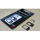 ADAPTADOR 3 EM 1 NANO MICRO SIM E FERRAMENTA DE EJAÇÃO SIM