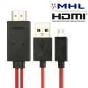Full HD 1080P Micro USB MHL & USB Connector to HDMI Adapter HDTV Adapte