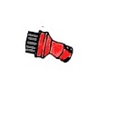 CEPILLO NYLON REDONDO ROJO VTO HANDY