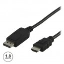 CABO DISPLAYPORT MACHO / HDMI MACHO 1.8M