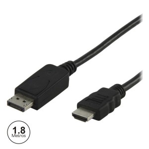 CABLE DISPLAYPORT MACHO / HDMI MACHO 1.8M