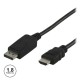 CABO DISPLAYPORT MACHO / HDMI MACHO 1.8M