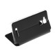 Capa Compativel Asus Zenfone 3 Max / ZC520TL Horizontal Flip Leather Case with Call Display ID(Black) 