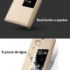FUNDA FLIP COVER HUAWEI P9 DORADA