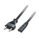 Cabo Alimentação Euro Macho / Tipo 8 - 2x0,75mm² 3mt 