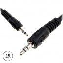 CABO JACK 3.5MM MACHO / JACK 3.5MM MACHO 10M ST