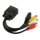 CABO VGA para S-Video AV RCA TV