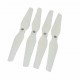 CONJUNTO DE 4 HÉLICES BRANCAS PARA DRONE SYMA X8C