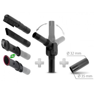 Kit Universal de Escovas Aspirador Rowenta ZR903401