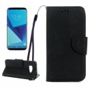 Capa Compativel Samsung Galaxy S8 ,Horizontal Flip (Preta)