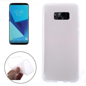FUNDA SILICONA COMPATIBLE SAMSUNG GALAXY S8 PLUS(BLANCO)