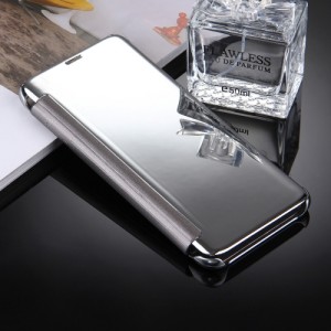 CAPA COMPATIVEL SAMSUNG GALAXY S8 PLUS / G9550 FLIP ESPELHADA (CINZA)