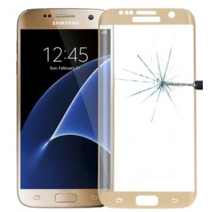PROTETOR VIDRO TEMPERADO SAMSUNG GALAXY S7 Edge / G935 DOURADO