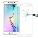 Pelicula Vidro Temperado Curvo Samsung Galaxy S6 Edge / G925 BRANCO