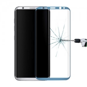PROTETOR VIDRO TEMPERADO CURVO SAMSUNG GALAXY S8 / G9500 AZUL