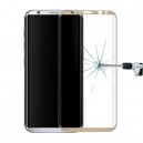 PROTETOR VIDRO TEMPERADO CURVO Samsung Galaxy S8 Plus / G9550 DOURADO