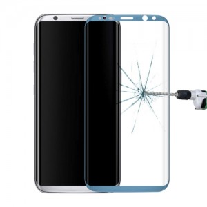 PROTETOR VIDRO TEMPERADO CURVO SAMSUNG GALAXY S8 PLUS / G9550 AZUL
