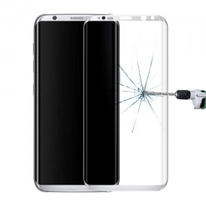 PROTETOR VIDRO TEMPERADO CURVO SAMSUNG GALAXY S8 PLUS / G9550 PRATEADO