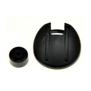 SUPORTE + RODINHA PRETO