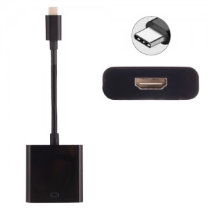 ADAPTADOR USB-C / TYPE-C 3.1 MACHO P/ HDMI HEMBRA 10 CM