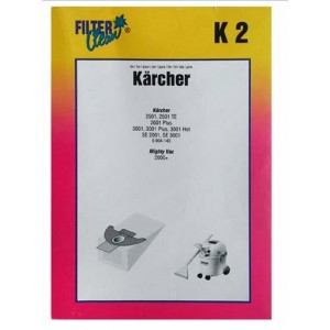 KIT DE 4 BOLSAS COMPATIBLES PARA KARCHER MV2 PREMIUM EUI