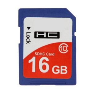 Tarjeta de Memoria 16GB High Speed Class 10 SDHC