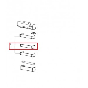 Prateleira Intermédia da Porta do Frigorífico Hotpoint-Ariston C00387105