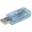 Placa de Som Externa USB 5.1 