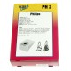 Sacos de Asp. Philips/Nilfisk 6 Peças + 2 Filtros