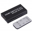 HDMI Switch 4 ENTRADAS e 1 SAÍDA C/Comando