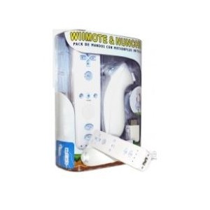 COMBO DE MANDOS PLUS WIIMOTION + NUNCHUCK (BRANCO)