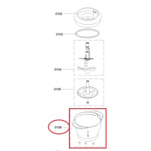 Vaso de la picadora UFESA