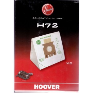 H72 BOLSAS ASPIRADOR, PAPEL (5 BOLSAS)