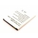 Bateria Compatível Hisense U980, Li-ion, 3,8V, 2500mAh, 9,5Wh