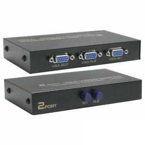 DISTRIBUIDOR COMUTADOR VGA 2 ENTRADAS 1 SAÍDA