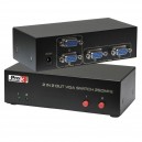 DISTRIBUIDOR COMUTADOR VGA 2 ENTRADAS 2 SAÍDAS