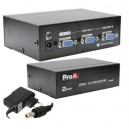 DISTRIBUIDOR VGA AMPLIFICADO 1 ENTRADA 2 SAÍDAS