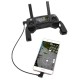 Cabo Compatível 30cm Micro USB to USB-C / Type-C DJI MAVIC PRO & SPARK