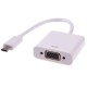 Cabo adaptador USB C para VGA Femea
