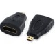 FICHA ADAPTADORA HDMI FÊMEA / MICRO HDMI MACHO