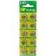 PILHA BOTÃO ALCALINA LR44/AG13/V13GA/A76 1.5V 10X BLISTER GP
